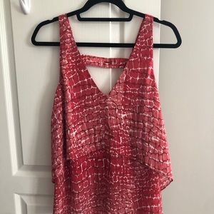 White House Black Market Pink Tank Top